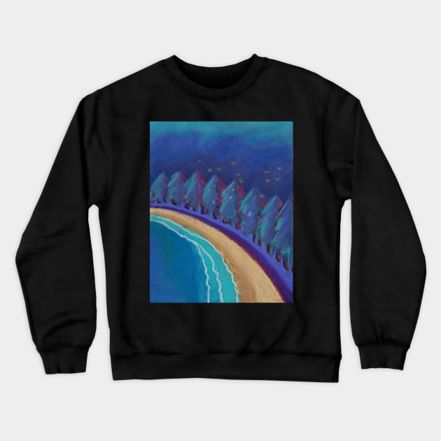 Southerly Buster, Manly Beach Crewneck Sweatshirt by Terrimad